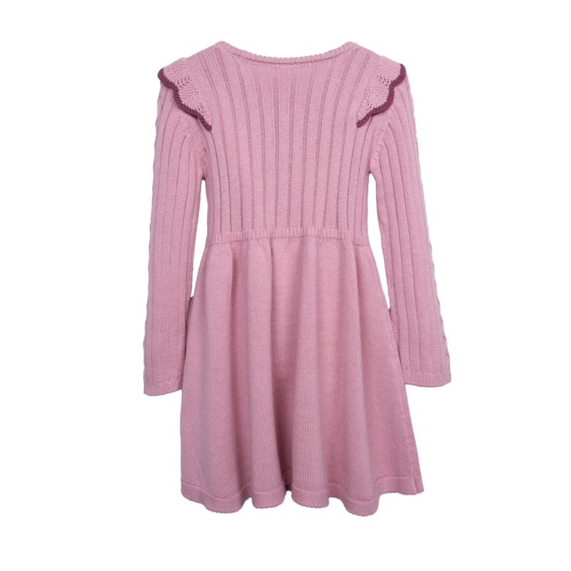 VESTIDO  ROSADO NIÑA PILLIN (PVD920-26RSA) - 2