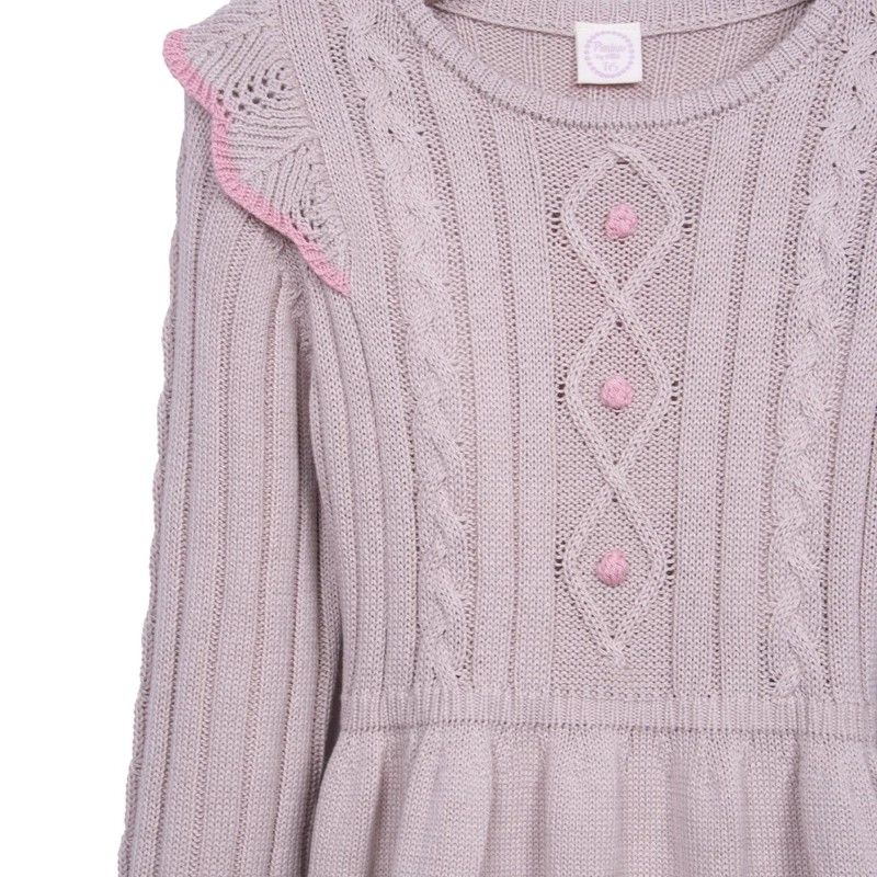 VESTIDO  BLANCO NIÑA PILLIN (PVD920-26BEI) - 3