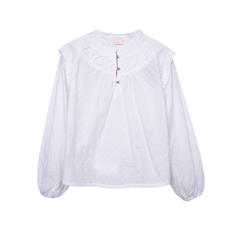 BLUSA  BLANCO NIÑA PILLIN (PVD803-26BCO) - 1