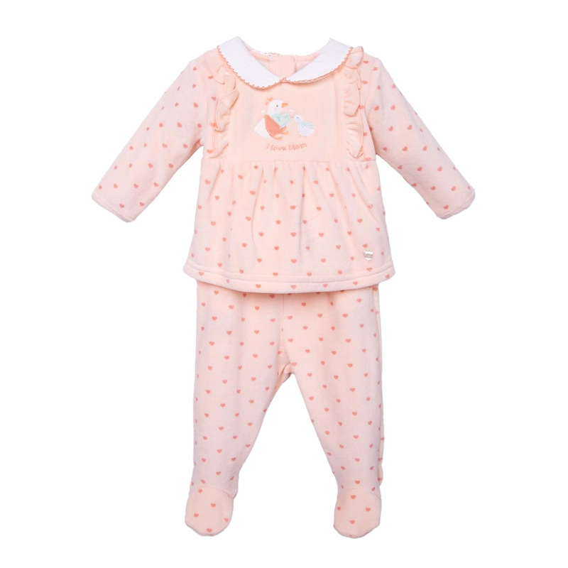 CONJUNTO  NARANJA NIÑA PILLIN (PVD308-26DAM) - 1