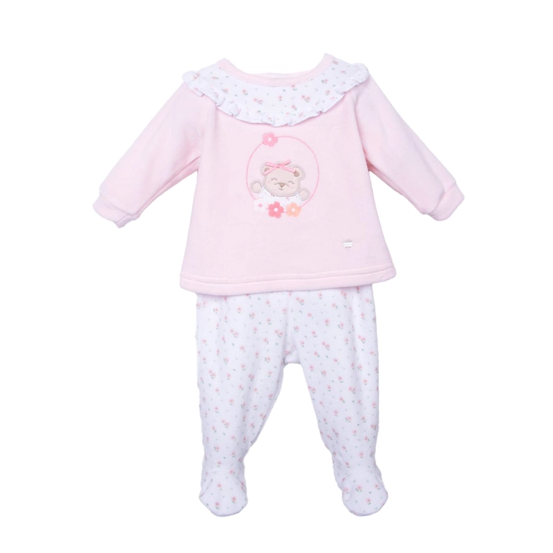 CONJUNTO  ROSADO NIÑA PILLIN (PVD305-26ROS) - 1