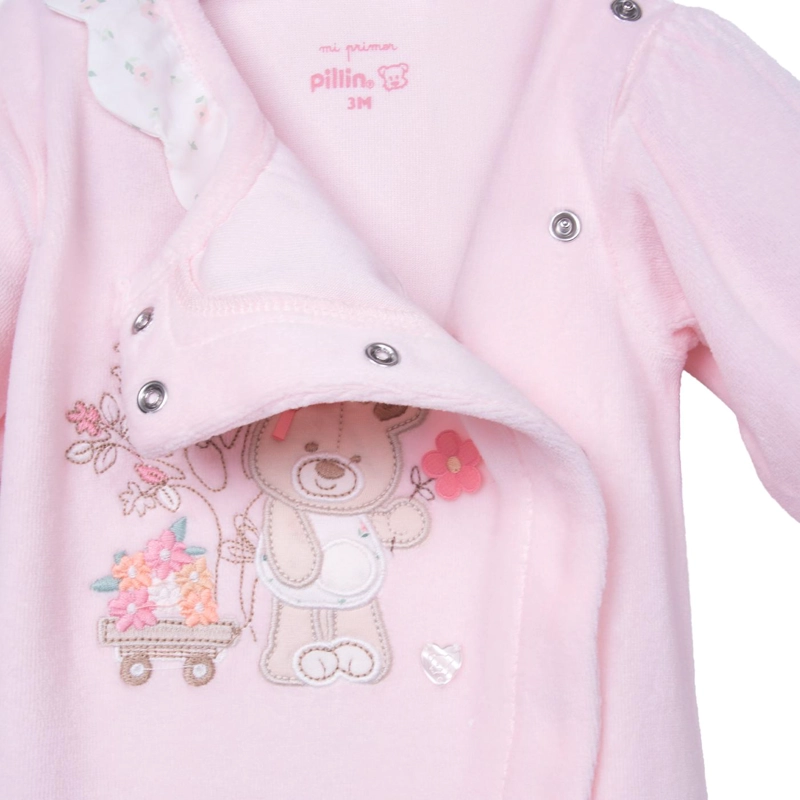 OSITO  ROSADO NIÑA PILLIN (PVD306-26ROS) - 3