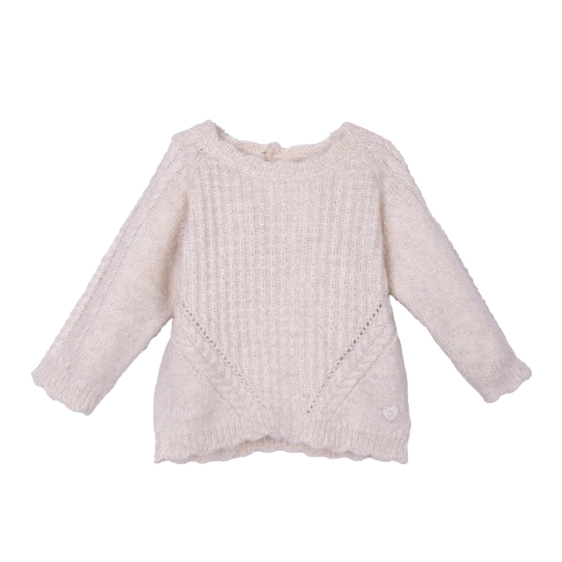 CHALECO  BLANCO NIÑA PILLIN (PVD914-26CRU) - 1