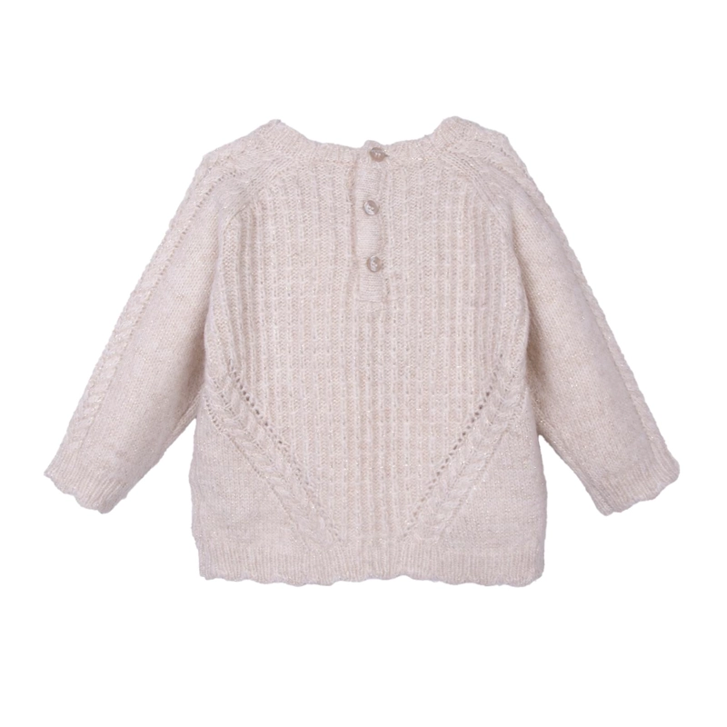 CHALECO  BLANCO NIÑA PILLIN (PVD914-26CRU) - 2