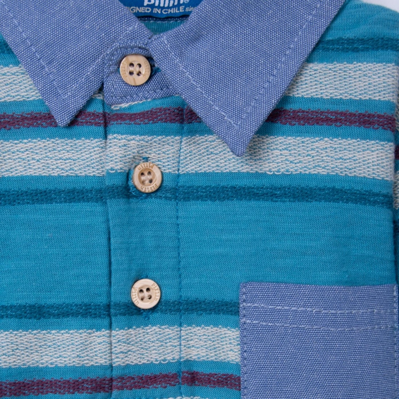 POLERA AZUL NIÑO PILLIN (PVD620-26AZU) - 3