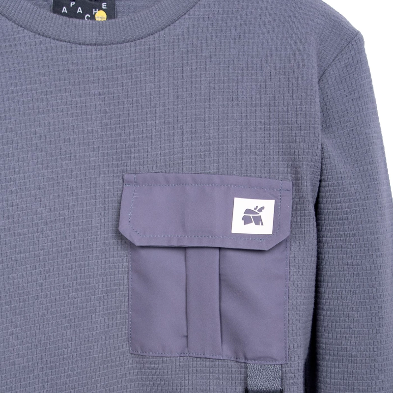POLERA GRIS NIÑO APACHE (PVD618-26MAR) - 3
