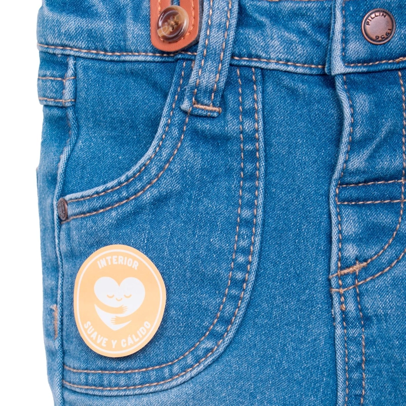 JEANS AZUL NIÑA PILLIN (PVD716-26AZU) - 3