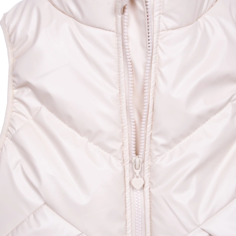 PARKA SIN MANGAS BLANCO NIÑA PILLIN (PVD815-26BEI) - 3