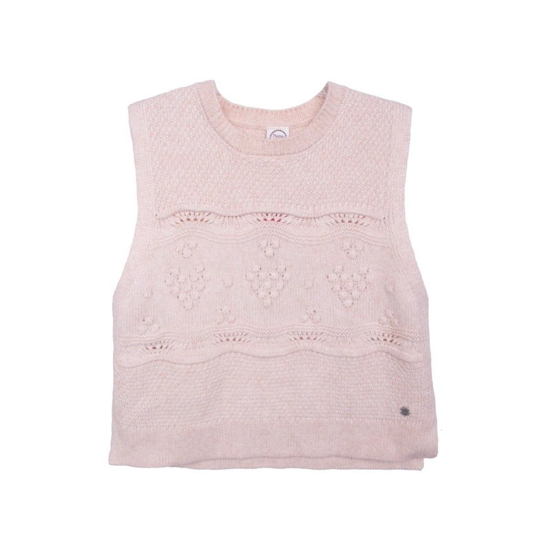 CHALECO BLANCO NIÑA PIERINA (PVD905-26BEI) - 1