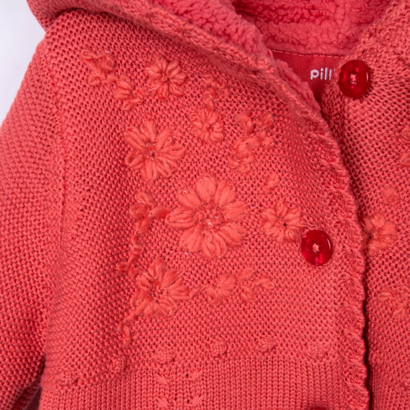 CHALECO FORRADO ROJO NIÑA PILLIN (PVD919-26ROJ) - 3