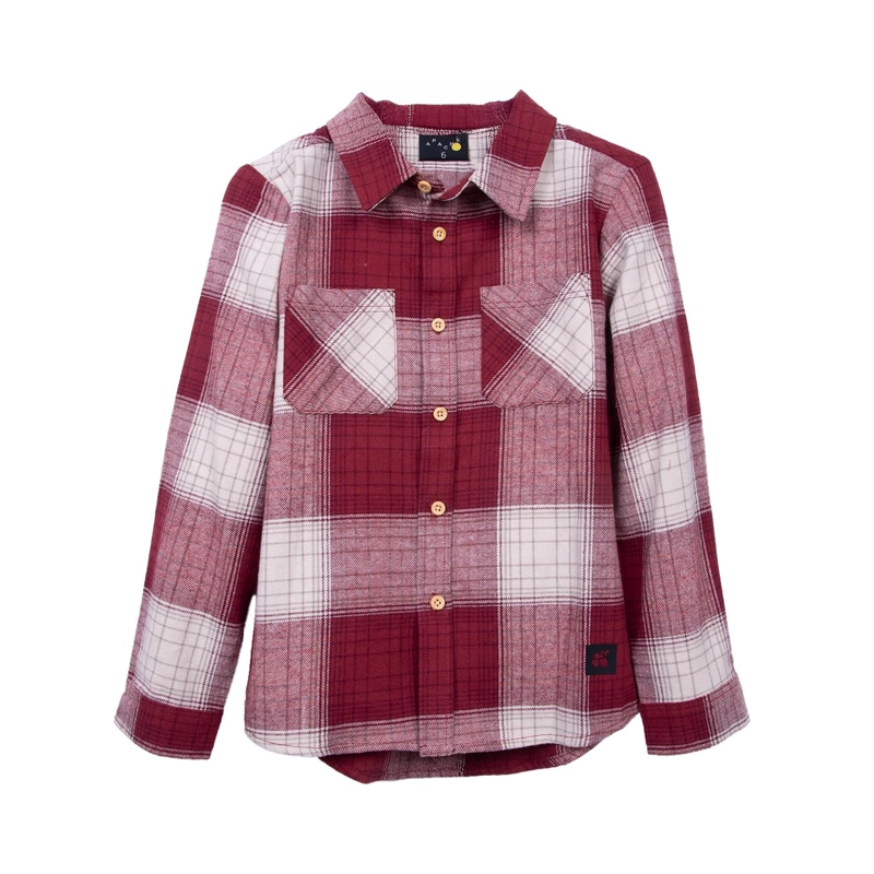 CAMISA ROJO NIÑO APACHE (PVD812-26BUR) - 1