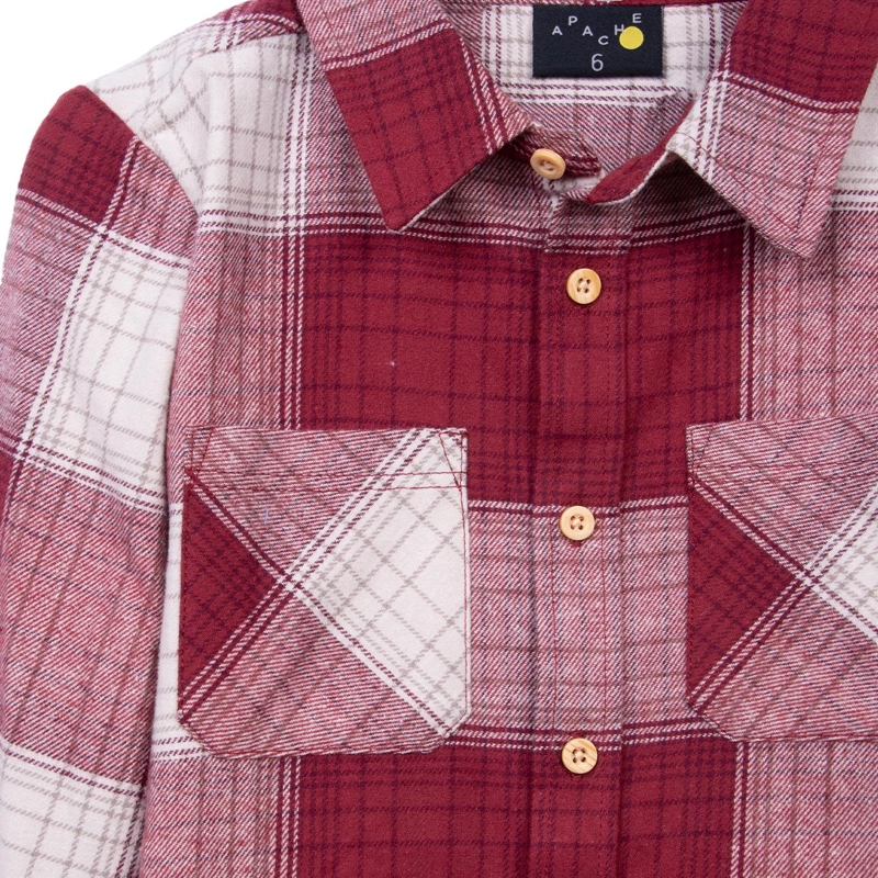 CAMISA ROJO NIÑO APACHE (PVD812-26BUR) - 3