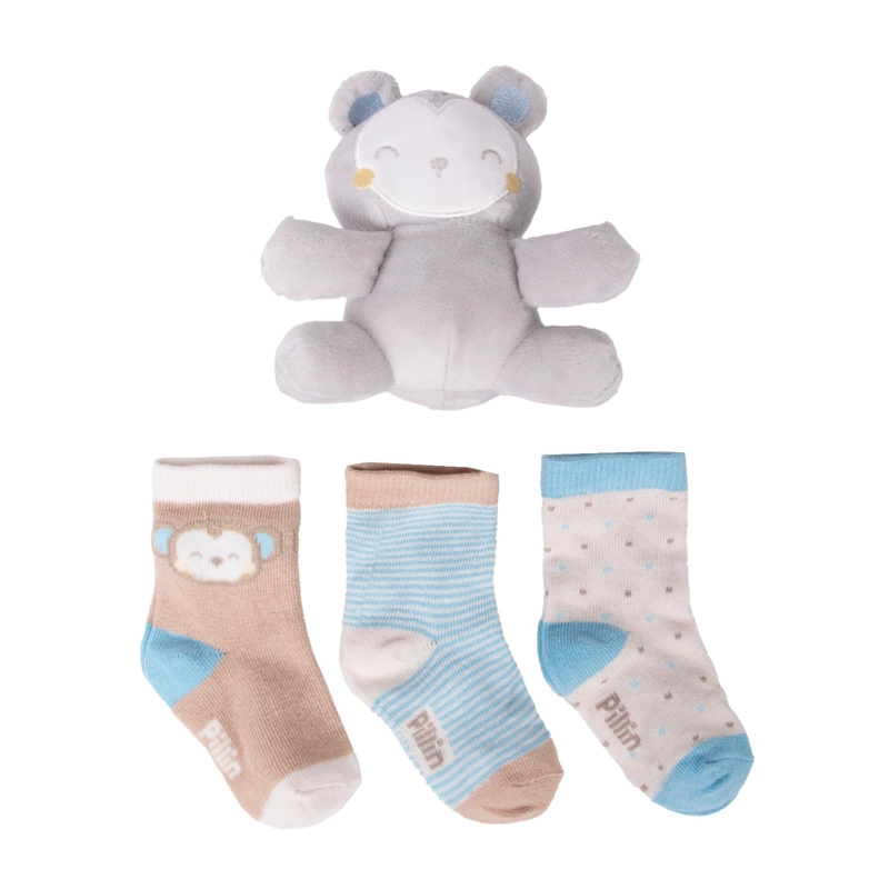 PELUCHE RECIE N NACIDO BLANCO NIÑO PILLIN (PRB341-25BEI) - 1