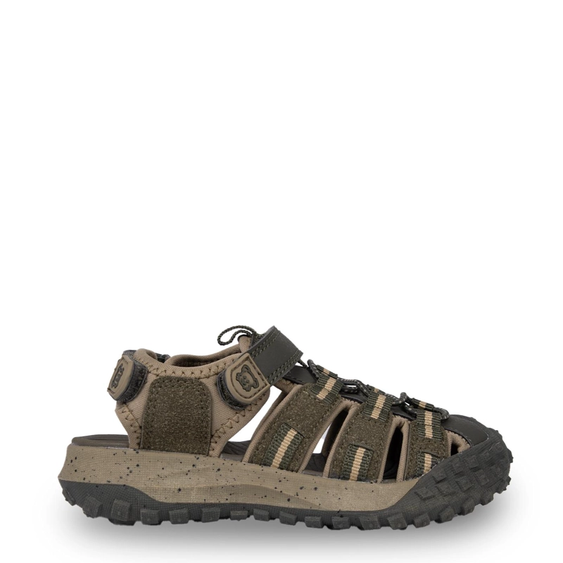 SANDALIA OUTDOOR NIÑO CERRADA CON VELCRO VERDE PILLIN - 2