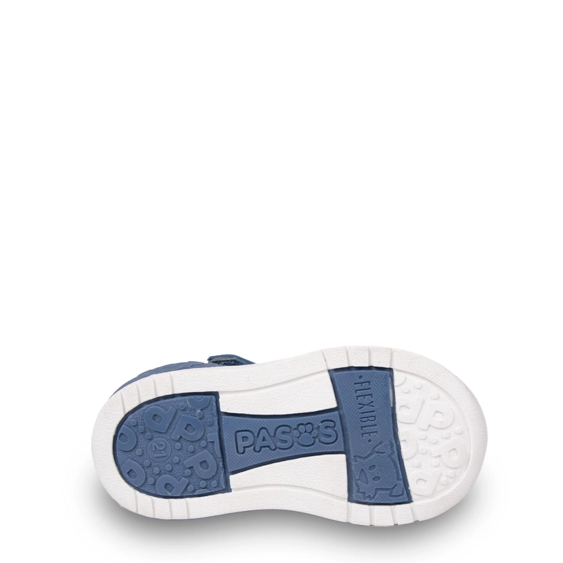 SANDALIA BEBE  NIÑO PASOS CERRADA AZUL PILLIN - 3