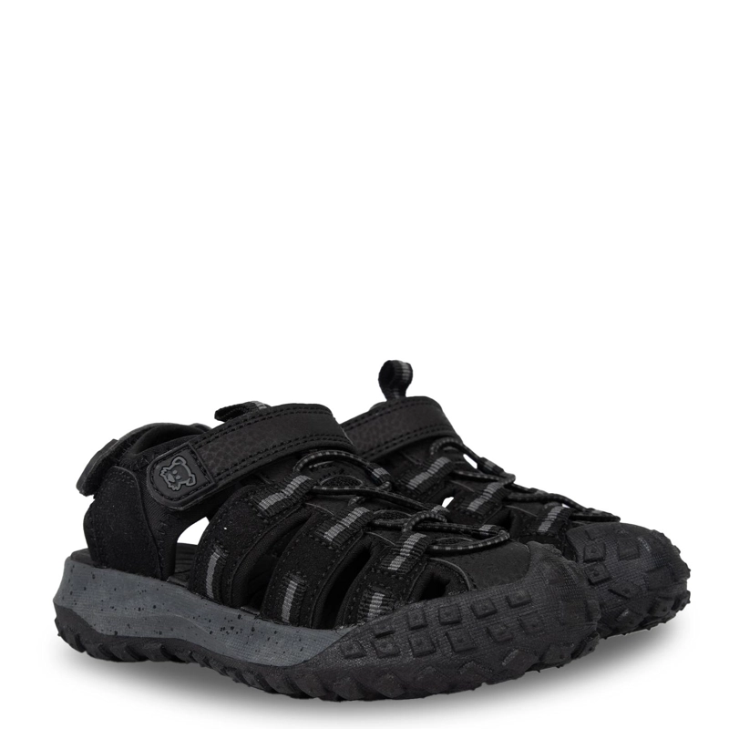 SANDALIA OUTDOOR NIÑO CERRADA CON VELCRO NEGRO PILLIN - 1