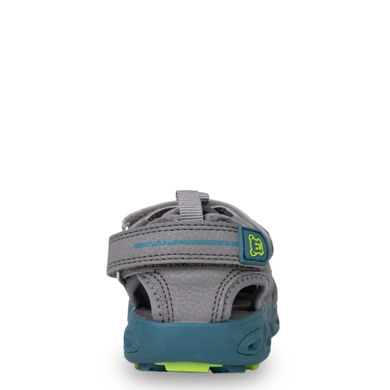 SANDALIA OUTDOOR BEBE  NIÑO CERRADA CON VELCRO GRIS PILLIN - 4