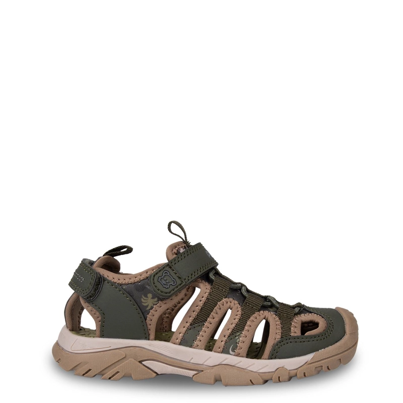 SANDALIA OUTDOOR BEBE  NIÑO CERRADA CON VELCRO VERDE PILLIN - 2