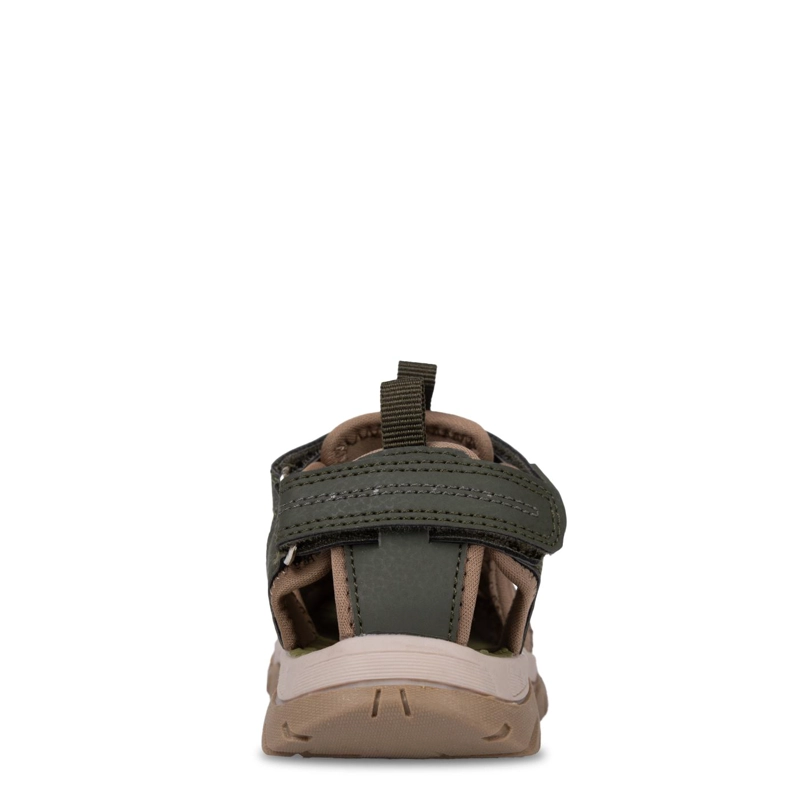 SANDALIA OUTDOOR BEBE  NIÑO CERRADA CON VELCRO VERDE PILLIN - 4