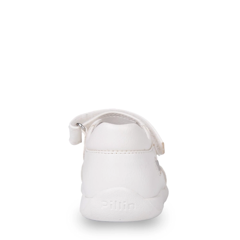 BALLERINA BEBE  NIÑA CON FLORES BLANCO PILLIN - 4