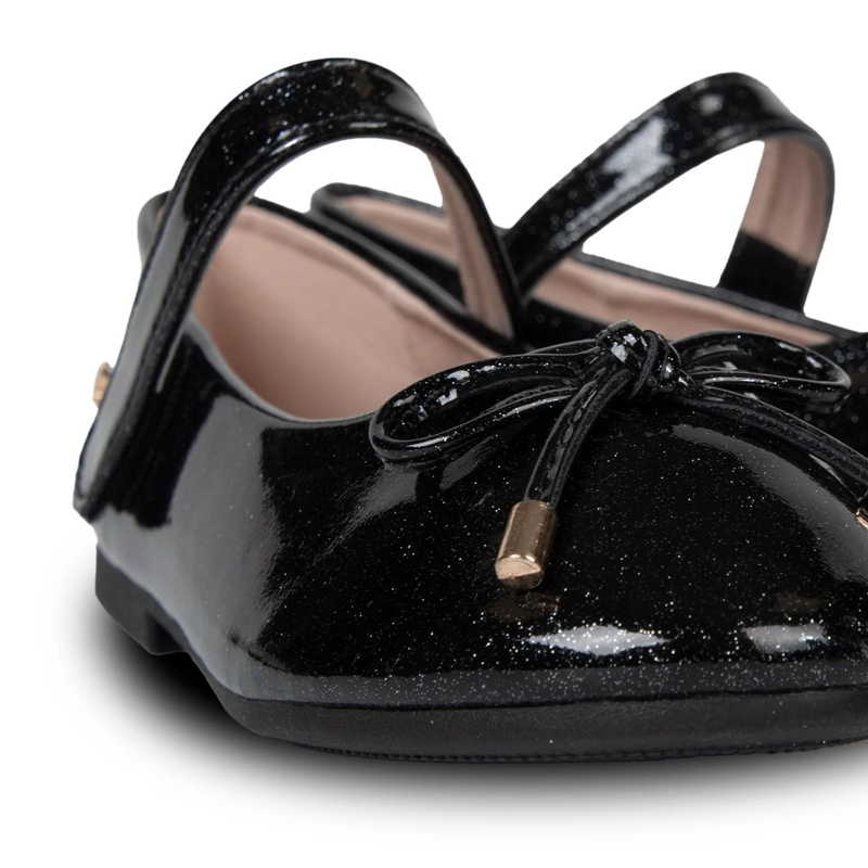 BALLERINA NIÑA CHAROL NEGRO PILLIN - 5