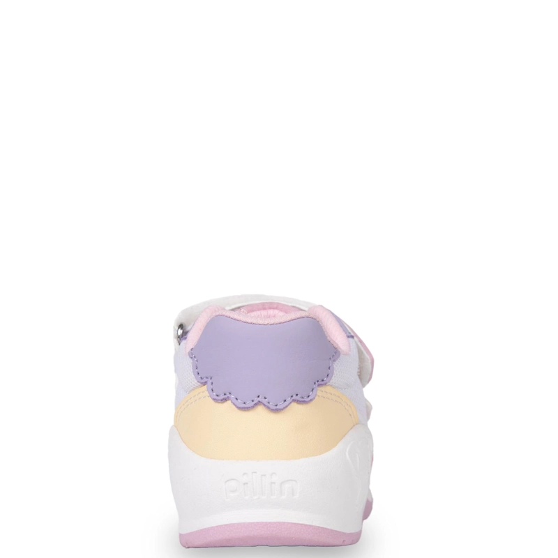 ZAPATILLA BEBE  NIÑA PASOS DOBLE VELCRO ROSADO PILLIN - 4