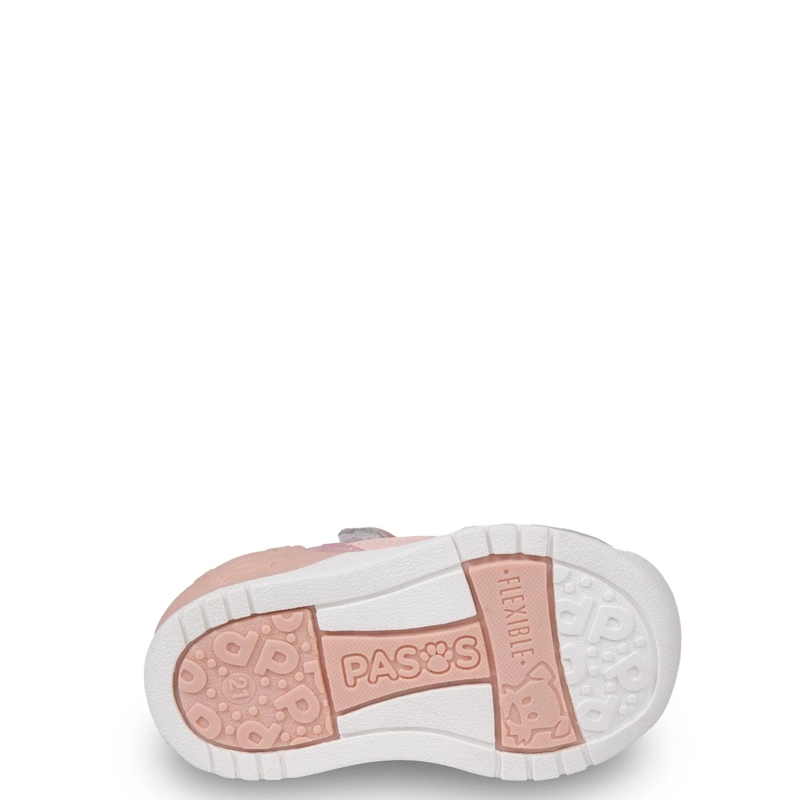 ZAPATILLA BEBE  NIÑA PASOS CON VELCRO DAMASCO PILLIN - 3