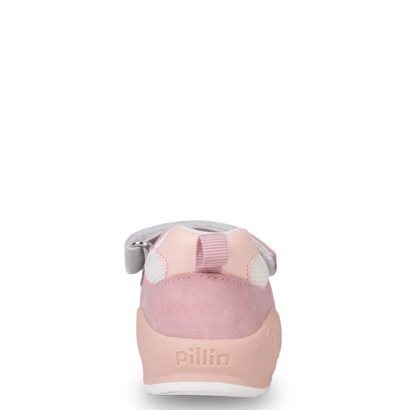 ZAPATILLA BEBE  NIÑA PASOS CON VELCRO DAMASCO PILLIN - 4