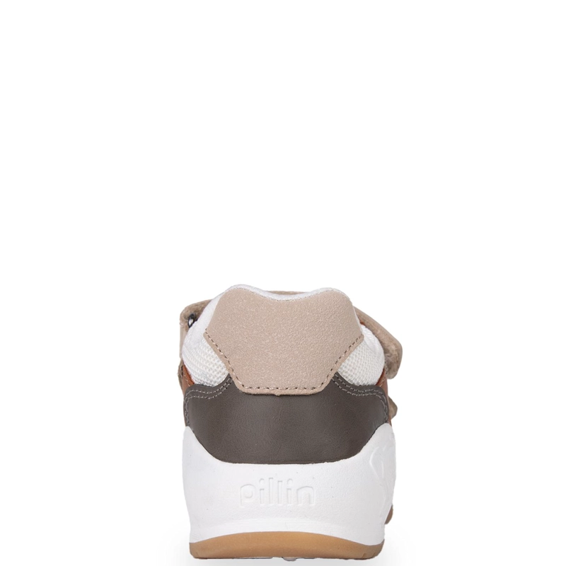 ZAPATILLA BEBE  NIÑO PASOS DOBLE VELCRO BEIGE PILLIN - 4