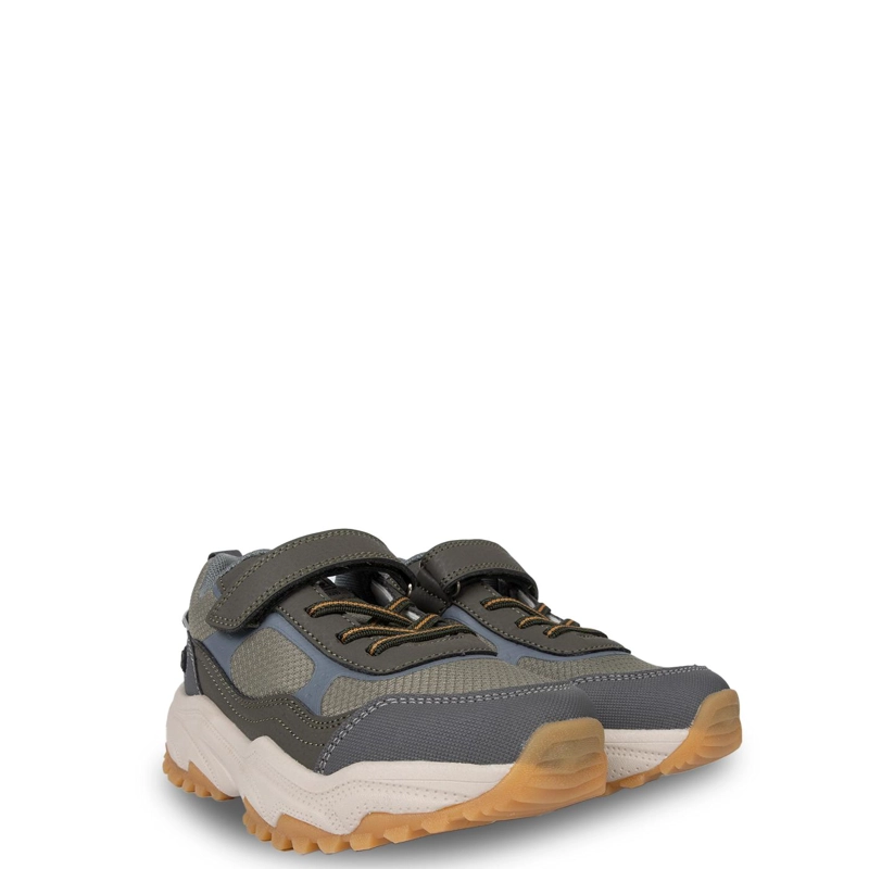 ZAPATILLA OUTDOOR NIÑO CON VELCRO VERDE PILLIN - 2