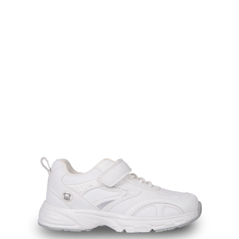 ZAPATILLA ESCOLAR UNISEX DEPORTIVA VELCRO BLANCO PILLIN - 1