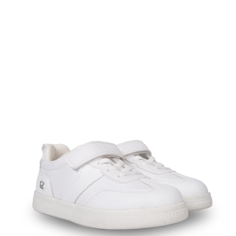 ZAPATILLA ESCOLAR UNISEX VELCRO AJUSTABLE BLANCO PILLIN - 1