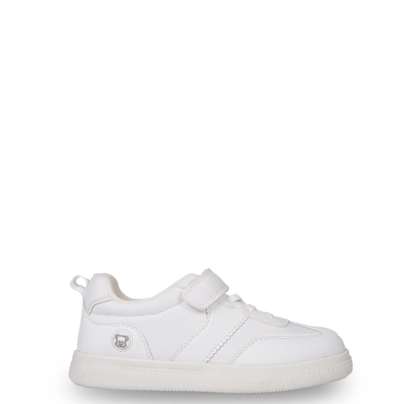 ZAPATILLA ESCOLAR UNISEX VELCRO AJUSTABLE BLANCO PILLIN - 2