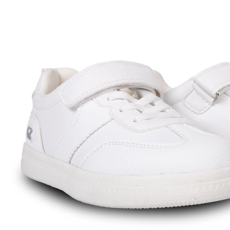 ZAPATILLA ESCOLAR UNISEX VELCRO AJUSTABLE BLANCO PILLIN - 5