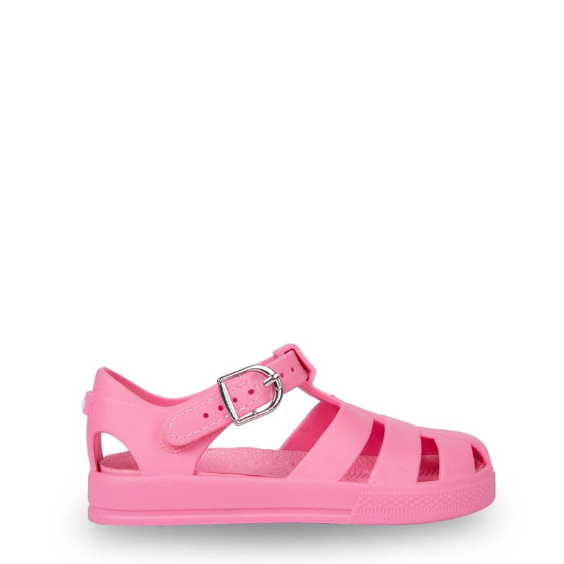 SANDALIA BEBE  NIÑA FLEXIBLE CERRADA CON BROCHE ROSADO PILLIN - 2