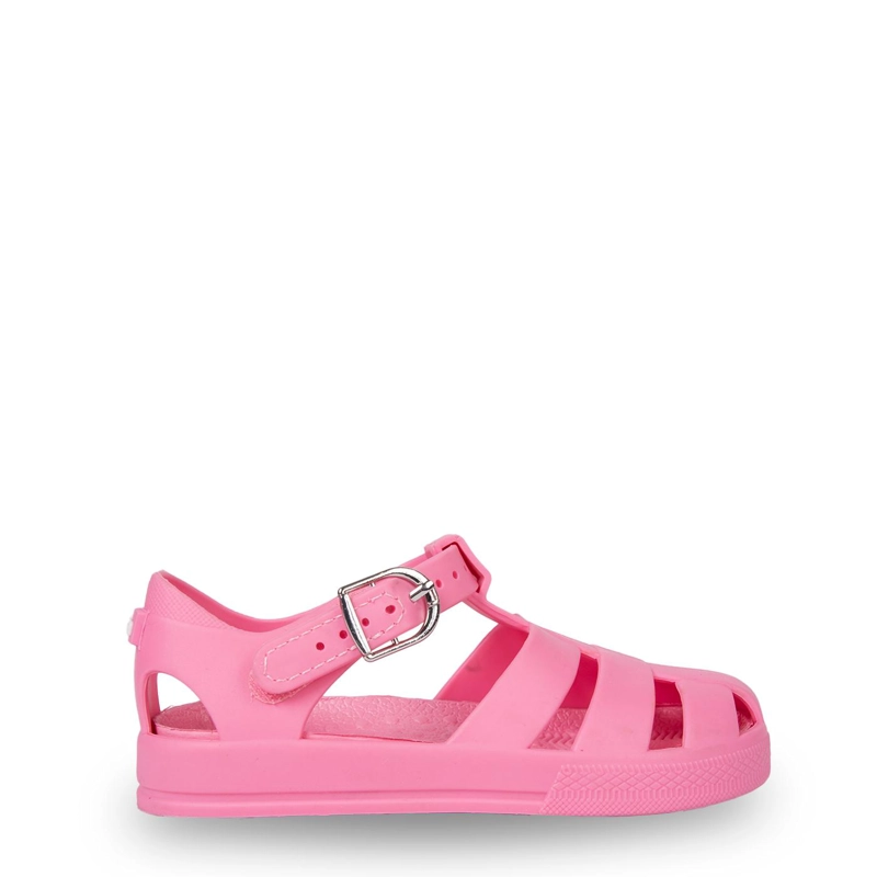 SANDALIA BEBE  NIÑA FLEXIBLE CERRADA CON BROCHE ROSADO PILLIN - 2