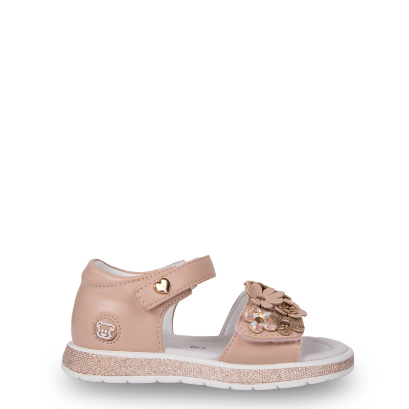 SANDALIA BEBE  NIÑA ABIERTA CON DOBLE VELCRO DAMASCO PILLIN - 2