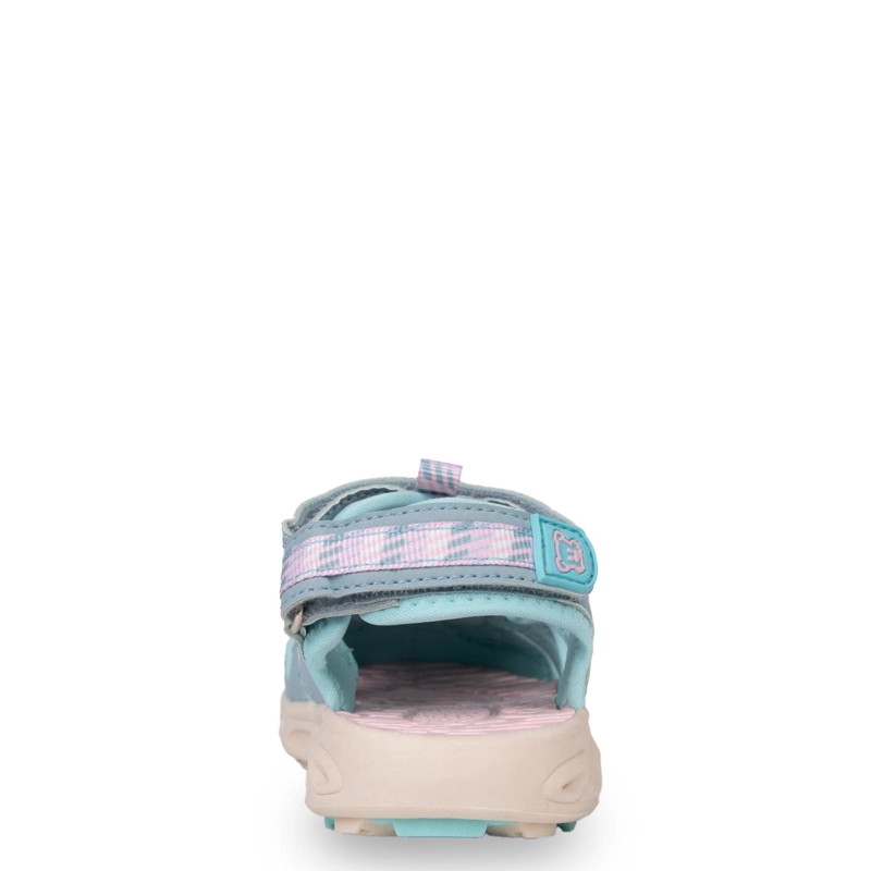 SANDALIA OUTDOOR NIÑA CERRADA CON VELCRO CELESTE PILLIN - 4