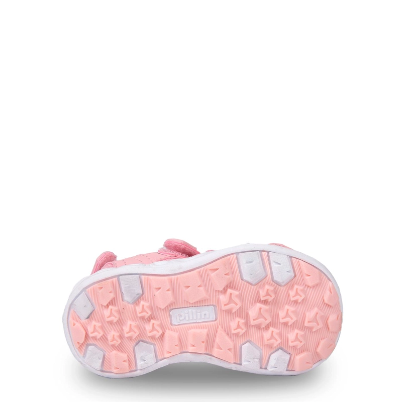 SANDALIA OUTDOOR BEBE  NIÑA CERRADA CON VELCRO ROSADO PILLIN - 3