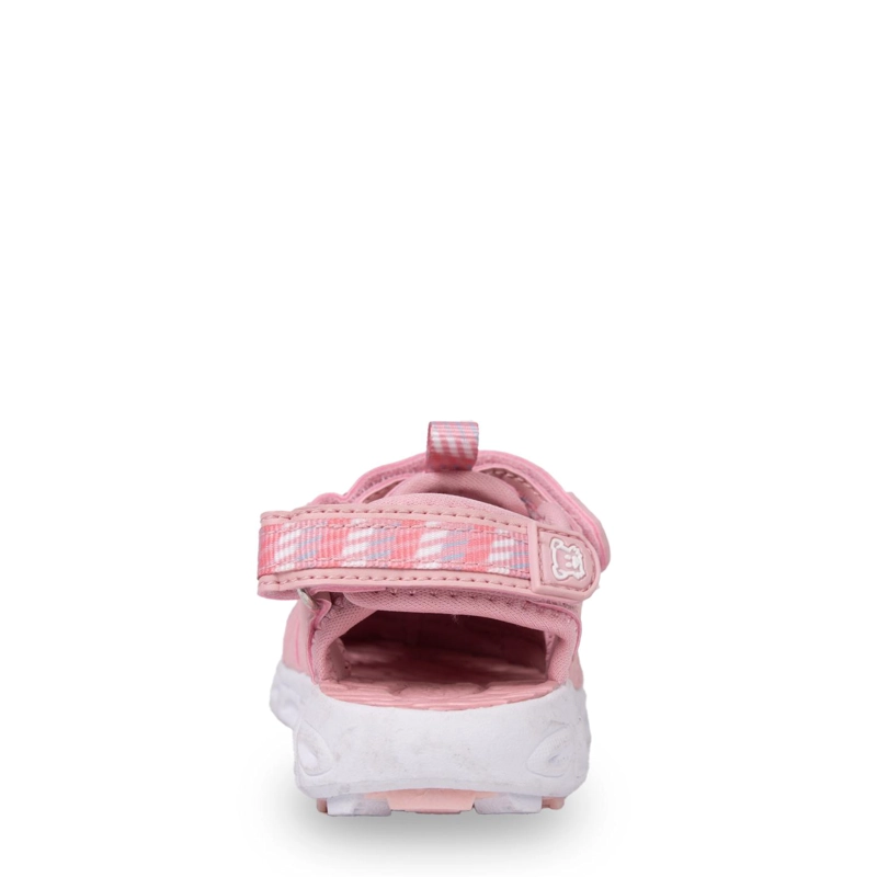 SANDALIA OUTDOOR BEBE  NIÑA CERRADA CON VELCRO ROSADO PILLIN - 4