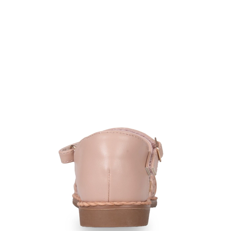 SANDALIA NIÑA TRENZAS CON VELCRO AJUSTABLE DAMASCO PILLIN - 4