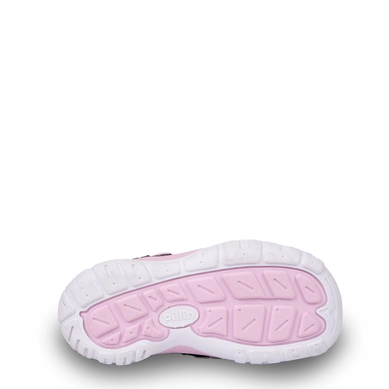 SANDALIA OUTDOOR NIÑA CERRADA CON VELCRO GRIS PILLIN - 3