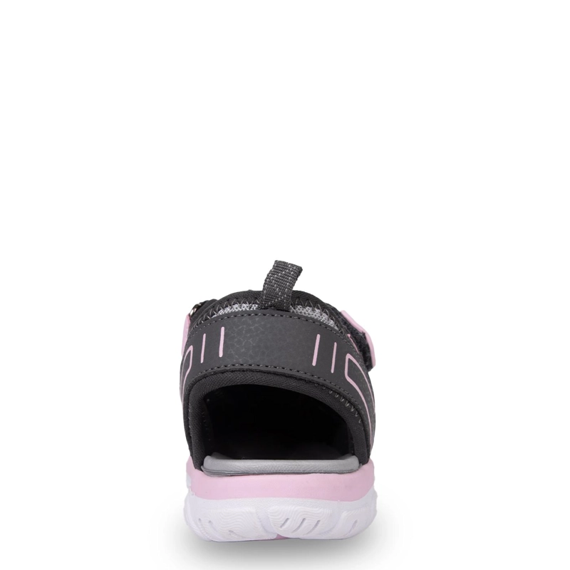 SANDALIA OUTDOOR NIÑA CERRADA CON VELCRO GRIS PILLIN - 4