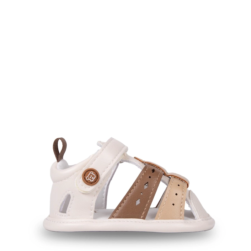 SANDALIA RECIE N NACIDO NIÑO CERRADA CON VELCRO BEIGE PILLIN - 2