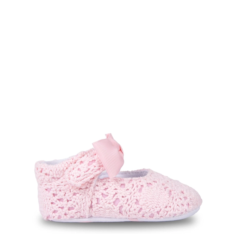 BALLERINA RECIE N NACIDO NIÑA MACRAME  CON CINTA ROSADO PILLIN - 2