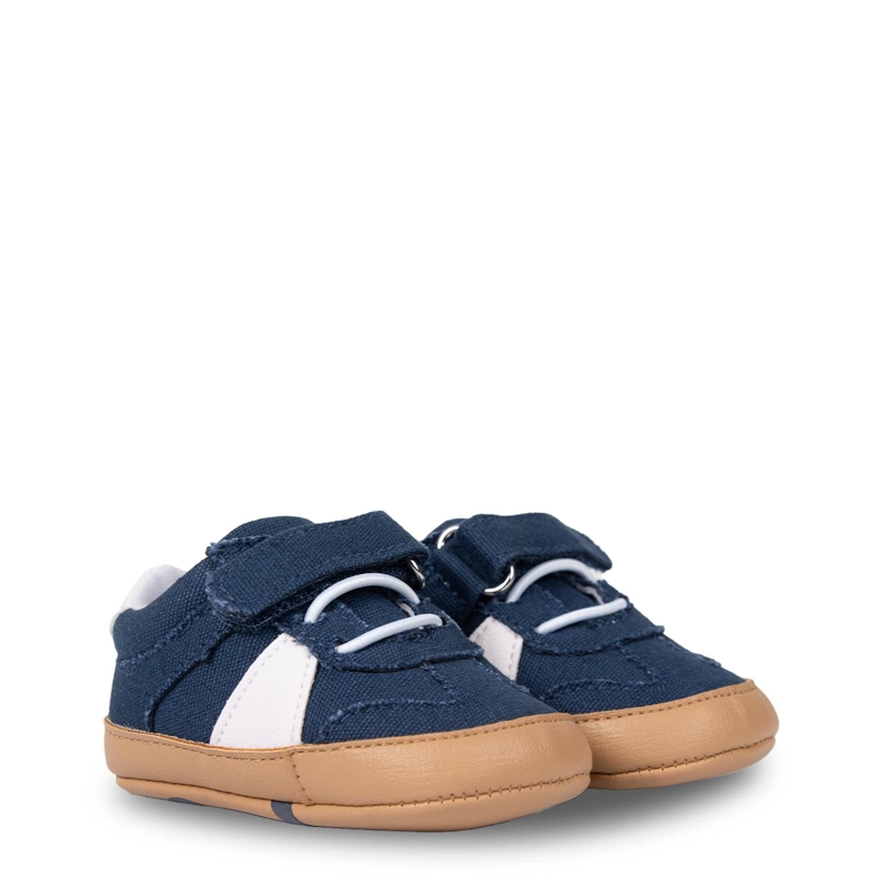 ZAPATILLA RECIE N NACIDO NIÑO RETRO AZUL MARINO PILLIN - 1