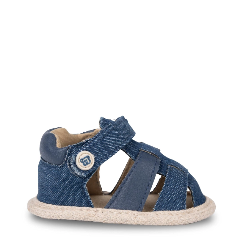 SANDALIA RECIE N NACIDO NIÑO CERRADA CON VELCRO AZUL PILLIN - 1
