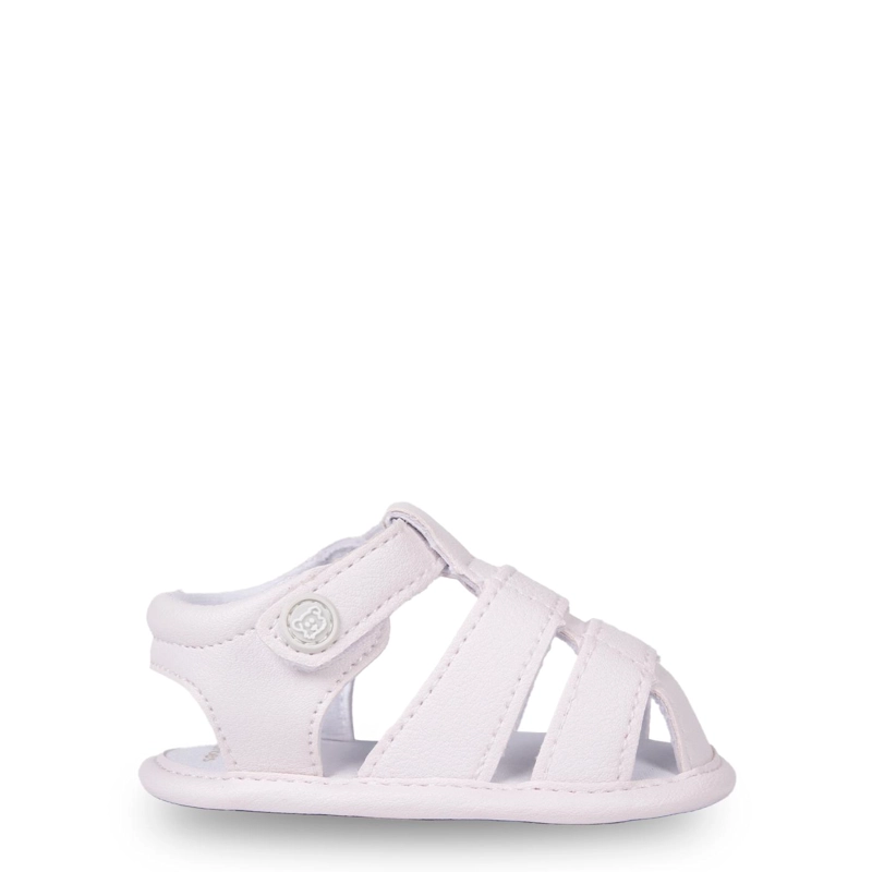 SANDALIA RECIE N NACIDO UNISEX CERRADA CON VELCRO BLANCO PILLIN - 2
