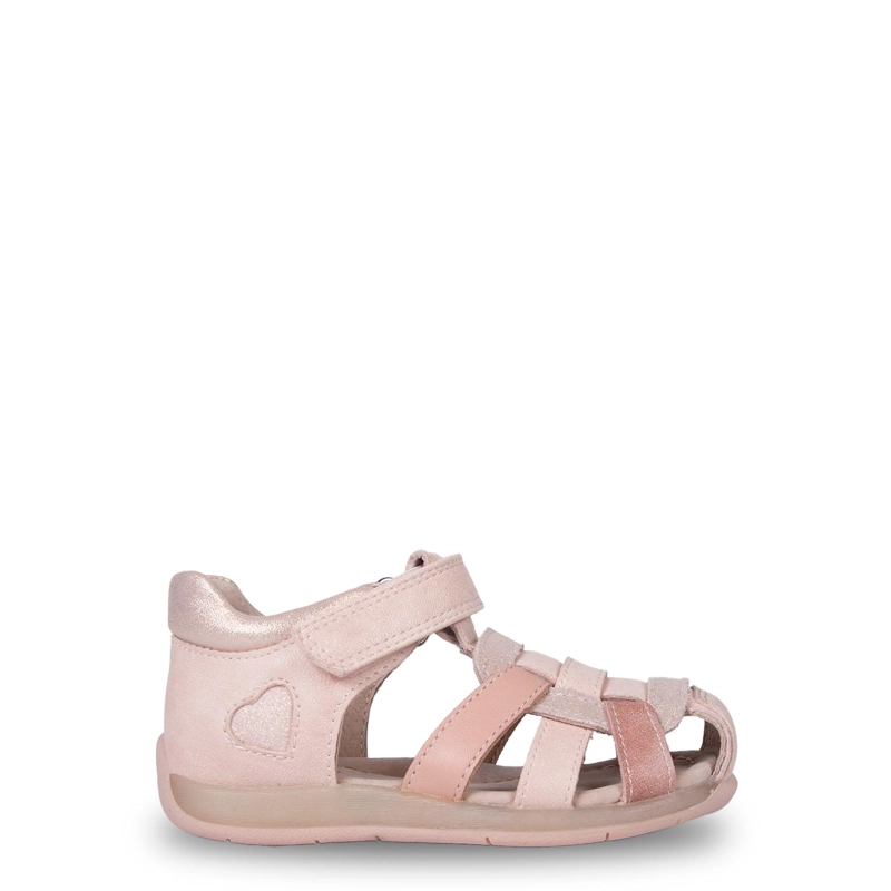 SANDALIA BEBE  NIÑA CERRADA CON VELCRO DAMASCO PILLIN - 2