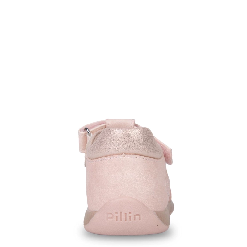 SANDALIA BEBE  NIÑA CERRADA CON VELCRO DAMASCO PILLIN - 4